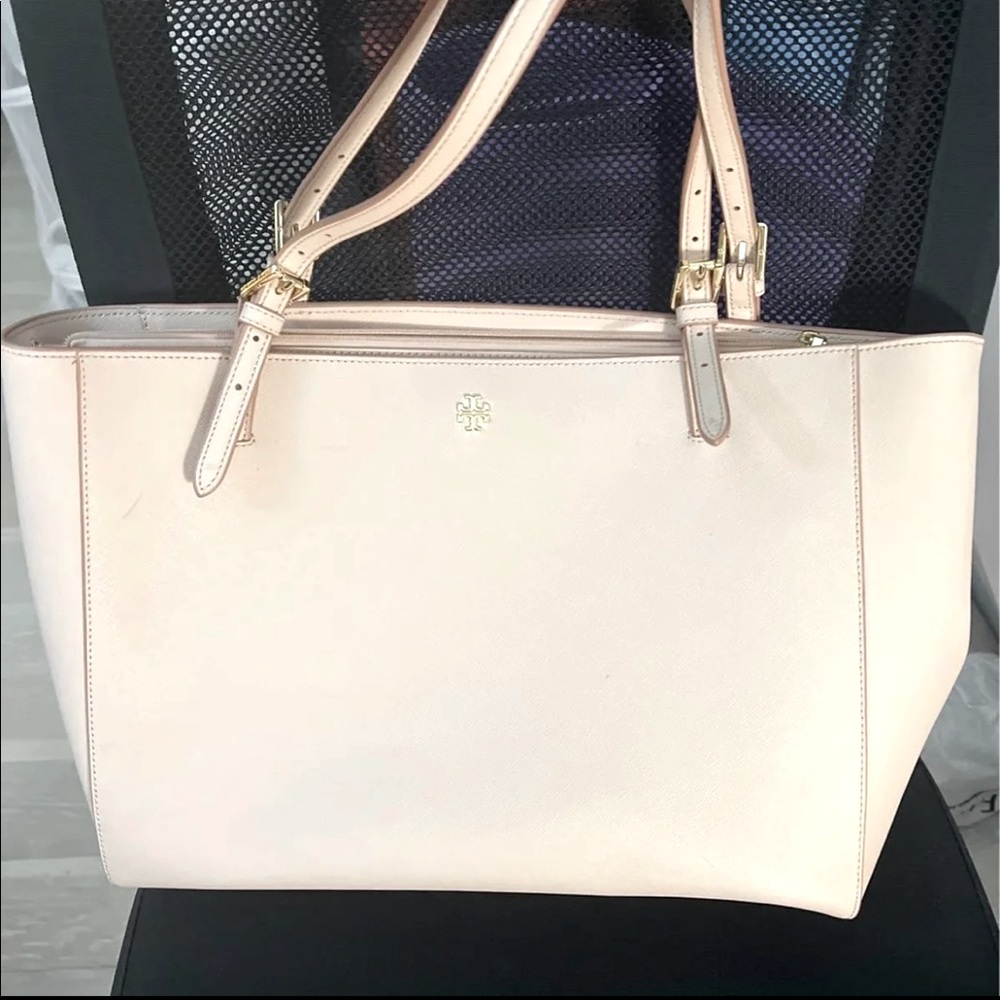 Auth Tory Burch Robinson Large Tote Bag